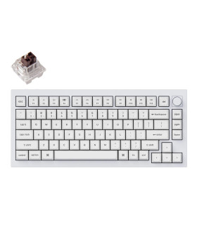 Keychron Q1 Pro Shell White QMK Brown Switch (US)
