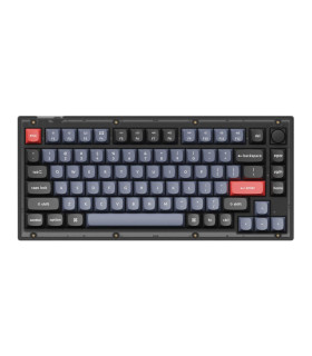 Keychron V1 Frosted Black Red Switch (US) w/Knob