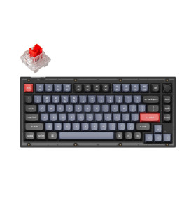 Keychron V1 Frosted Black Red Switch (US) w/Knob