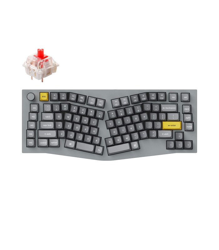 Keychron Q10 Grey QMK Red Switch (US) w/Knob
