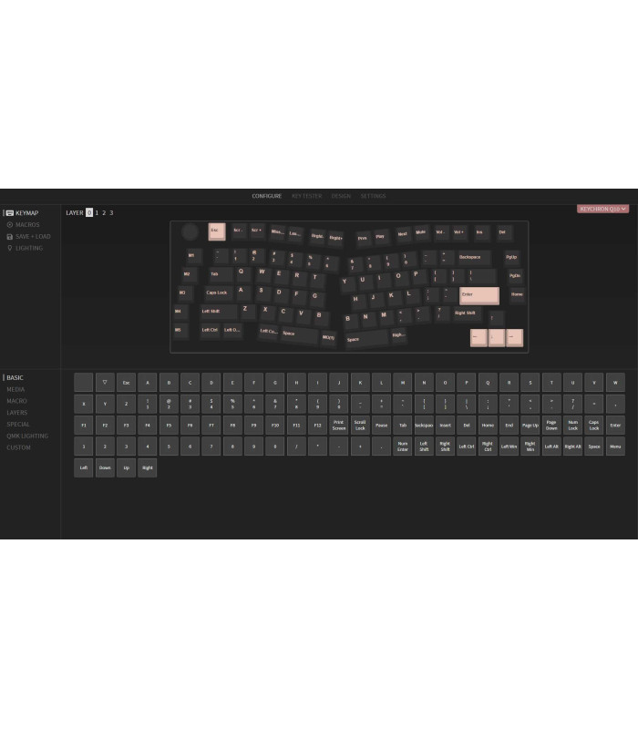 Keychron Q10 Grey QMK Red Switch (US) w/Knob