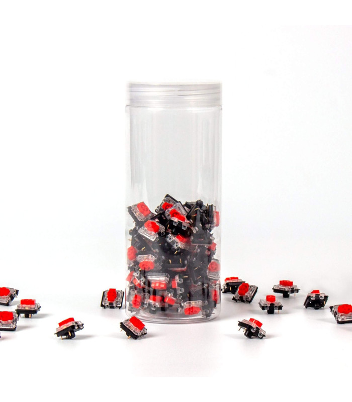 Gateron Low Profile 2.0 Mechanical 110pcs/Set Red