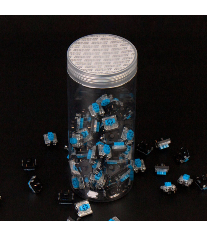 Gateron Low Profile 2.0 Mechanical 110pcs/Set Blue