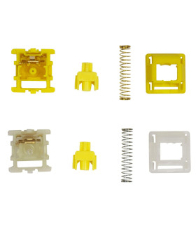 Gateron Cap V2 Switch 110pcs/Set Milky Yellow