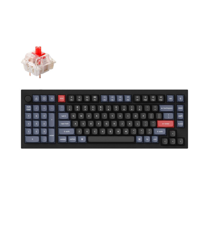 Keychron Q12 Black QMK Red Switch (US) w/Knob
