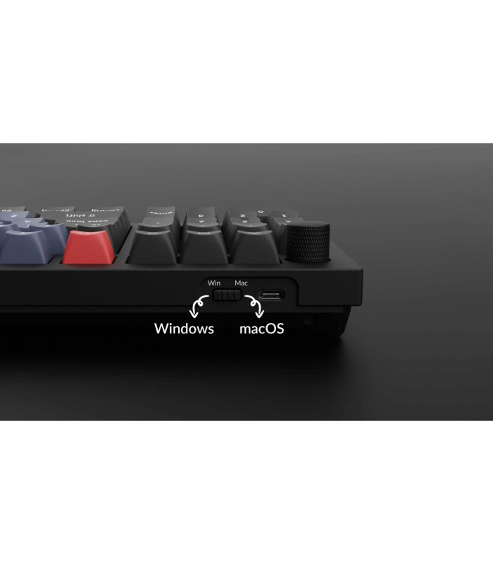Keychron Q12 Black QMK Red Switch (US) w/Knob