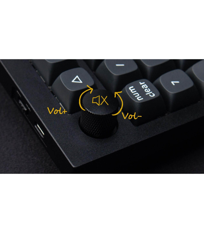 Keychron Q12 Black QMK Red Switch (US) w/Knob