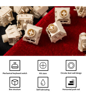 Kailh Box Switch 110pcs/Set Cream