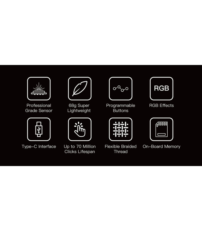 Keychron M1 Ultra-Light Optical Mouse White