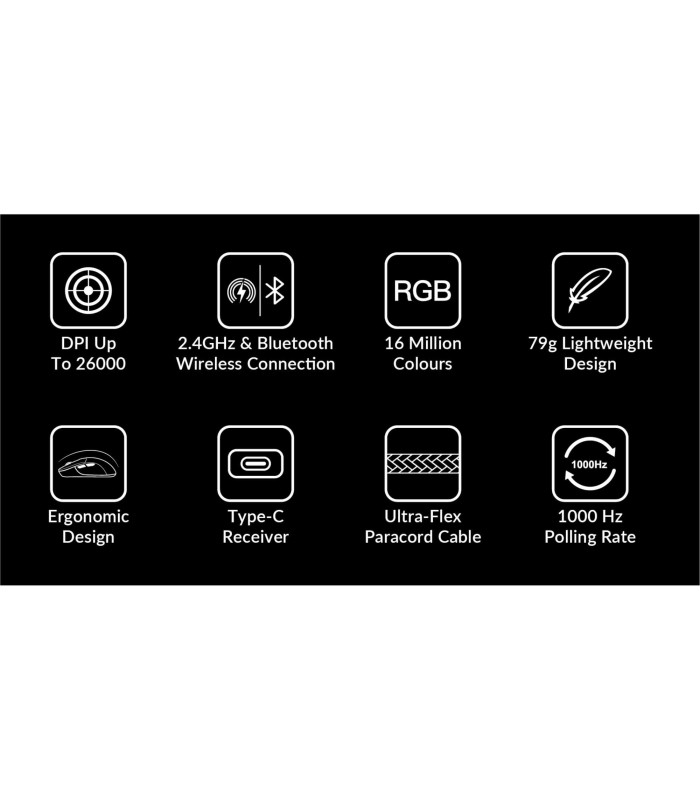 Keychron M1 Wireless Mouse White