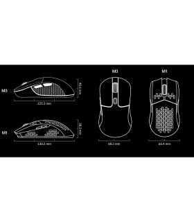 Keychron M1 Wireless Mouse White