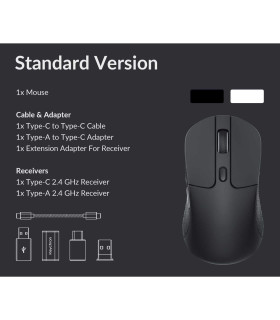 Keychron M3 Wireless Mouse Black