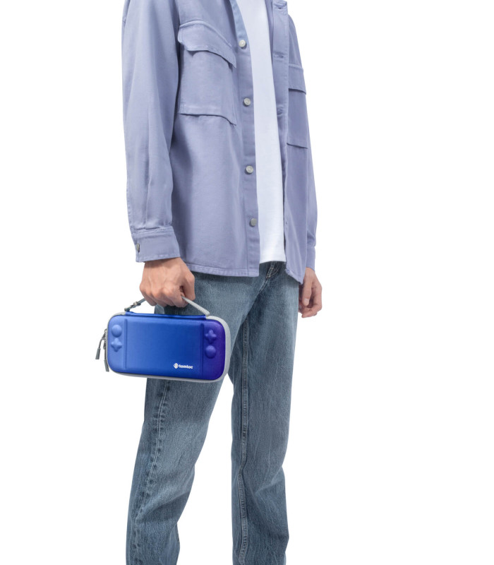 tomtoc Nintendo Switch-OLED Slim Case, Sky Blue