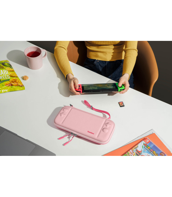 tomtoc Nintendo Switch-OLED Slim Case, Pink