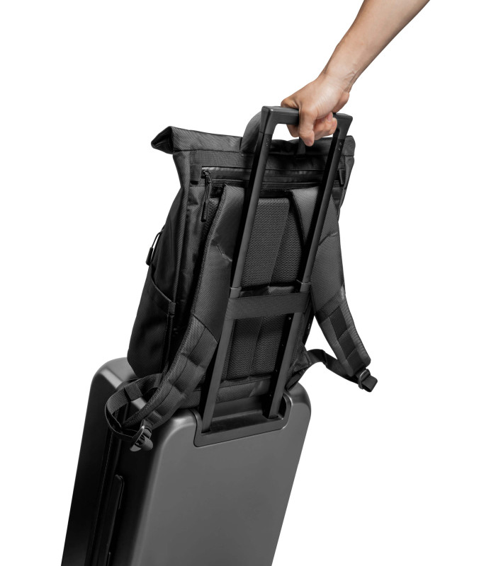tomtoc Navigator-T61 Rolltop Backpack, Black