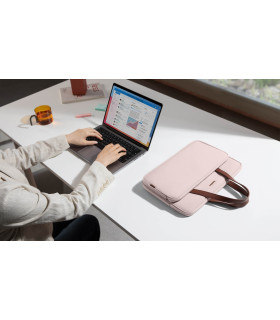 tomtoc Versatile-A11 Lady Laptop Handbag, Pink