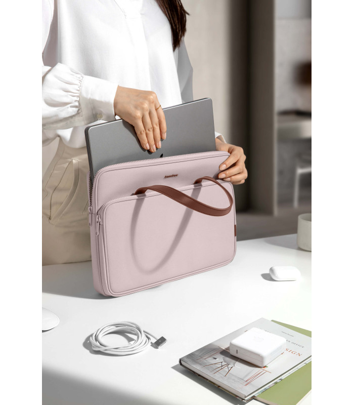 tomtoc Versatile-A11 Lady Laptop Handbag, Pink