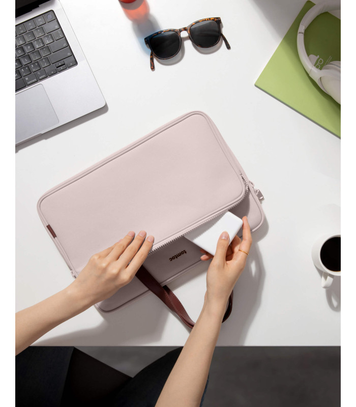 tomtoc Versatile-A11 Lady Laptop Handbag, Pink
