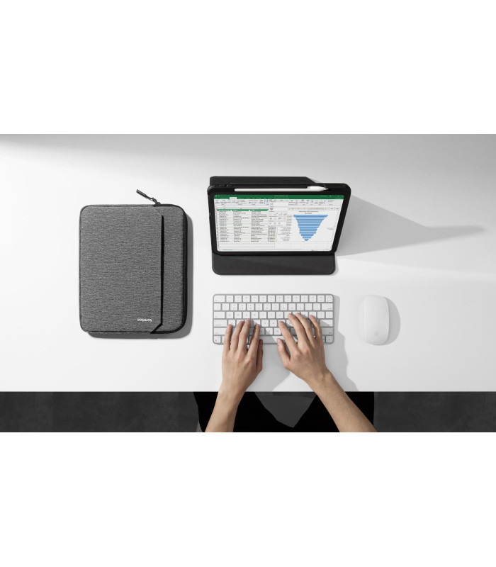 Light-B18 (11") Tablet Sleeve, Grey