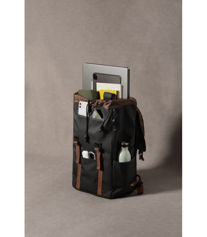 tomtoc VintPack-TA1 22L Laptop Backpack, Black