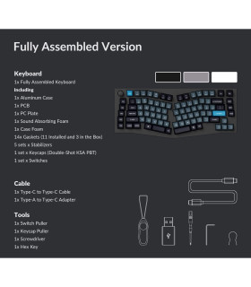 Keychron Q10 Pro Black QMK Brown Switch (US) Knob