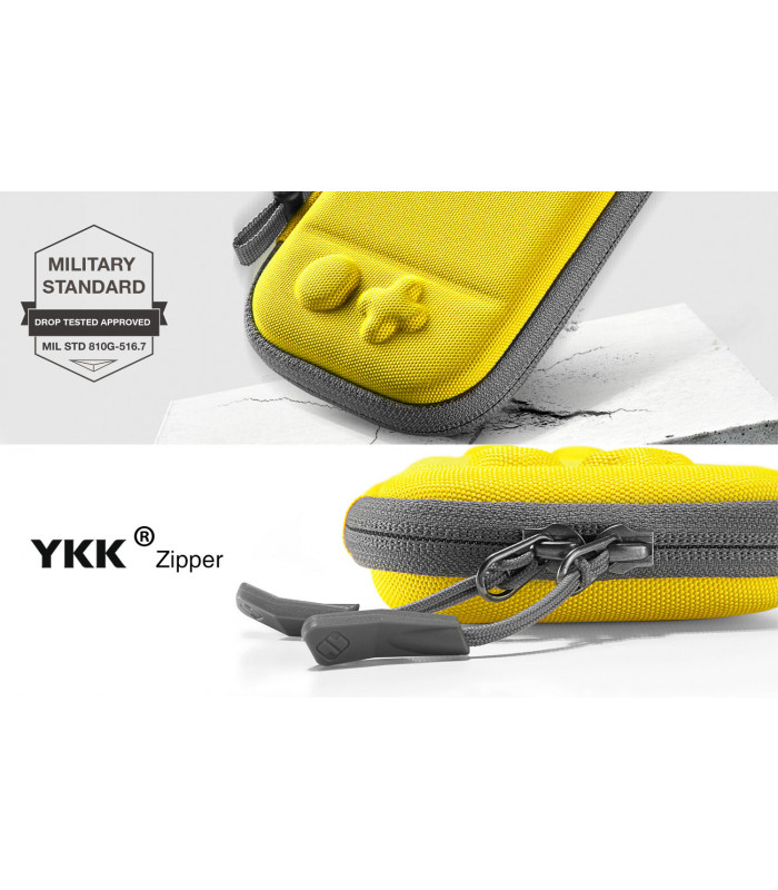 tomtoc Nintendo Switch Lite Slim Case, Yellow