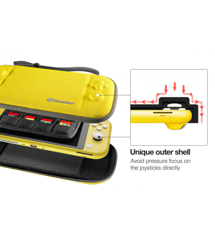tomtoc Nintendo Switch Lite Slim Case, Yellow
