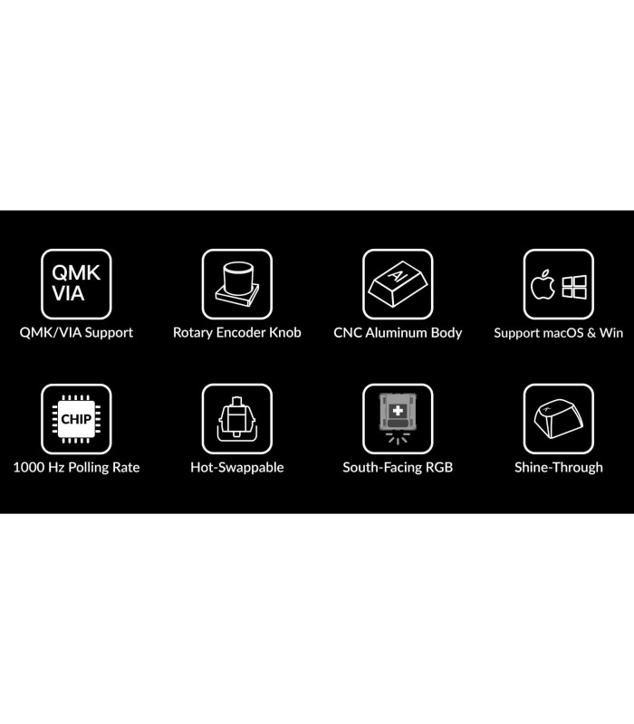 Keychron Q11 Black QMK Banana Switch (CH) Knob