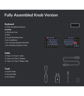 Keychron Q11 Black QMK Brown Switch (US) Knob