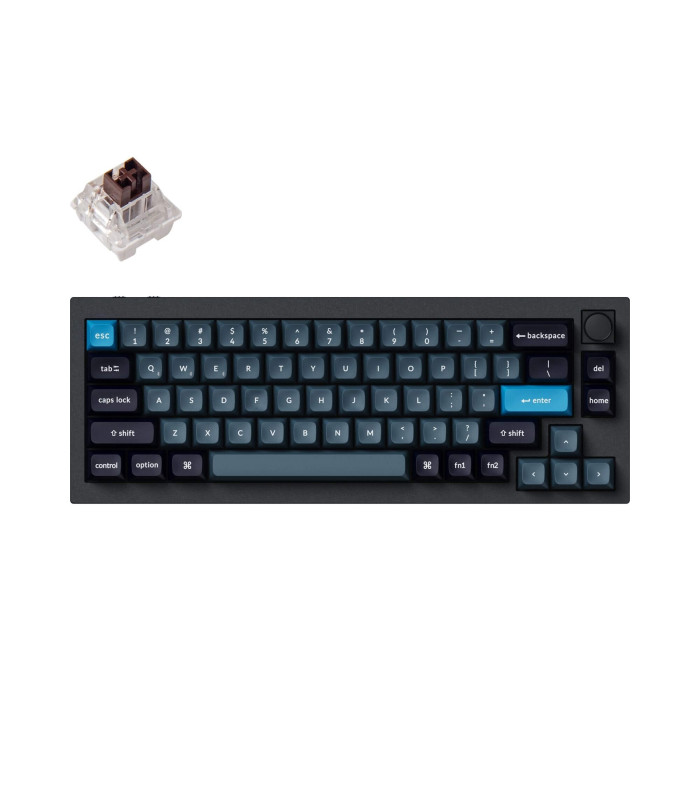 Keychron Q2  Pro Black QMK Brown Switch (US) Knob