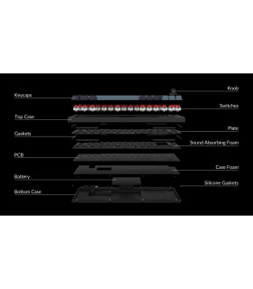 Keychron Q2  Pro Black QMK Brown Switch (US) Knob