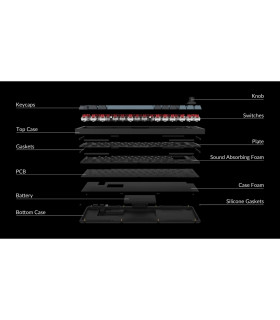 Keychron Q2  Pro Black QMK Red Switch (CH) w/Knob