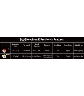Keychron Q3 Pro SE Black QMK Red Switch (CH) Knob
