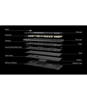 Keychron Q3 Pro SE Black QMK Red Switch (CH) Knob