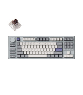 Keychron Q3 Pro SE Silver QMK Brown Switch(US)Knob