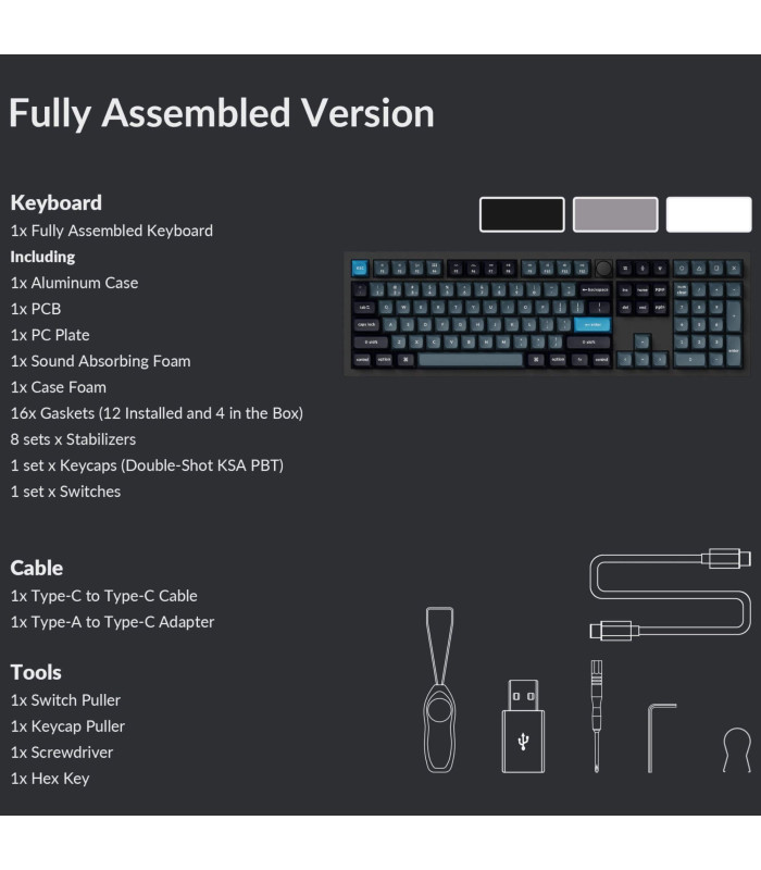 Keychron Q6 Pro Black QMK Red Switch (US) w/Knob
