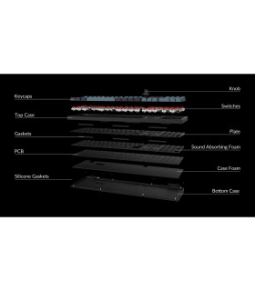 Keychron Q6 Pro Black QMK Red Switch (US) w/Knob