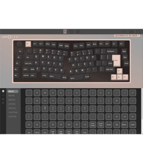 Keychron V10 Frosted Black Red Switch (CH)w/Knob