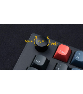 Keychron V10 Frosted Black Brown Switch (CH)w/Knob