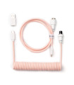 Keychron Coiled Aviator Cable Light Pink