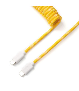 Keychron Coiled Aviator Cable Yellow
