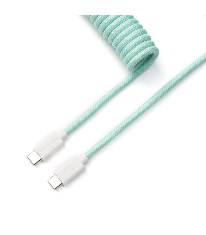 Keychron Coiled Aviator Cable Mint