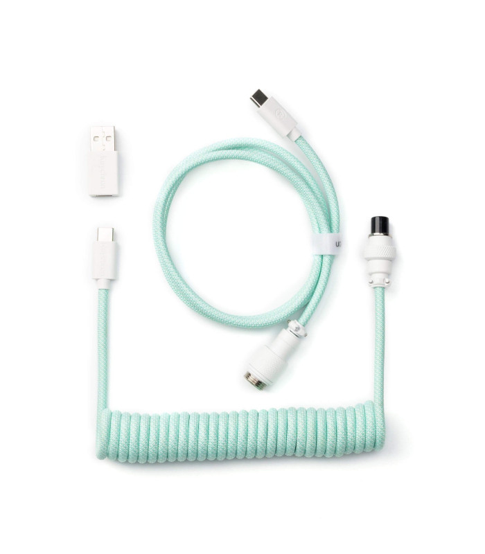 Keychron Coiled Aviator Cable Mint