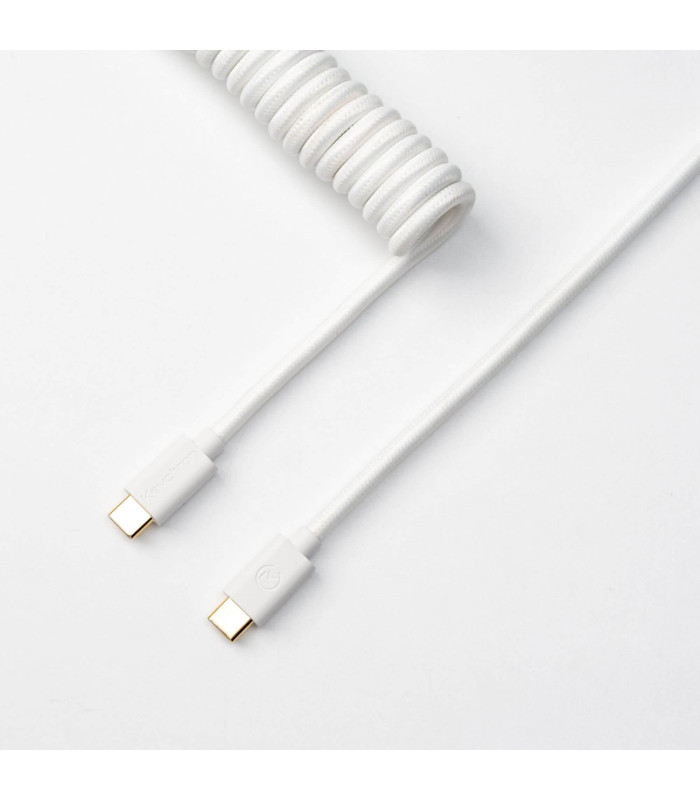 Keychron Coiled Aviator Cable White