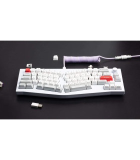 Keychron Coiled Aviator Cable Light Purple