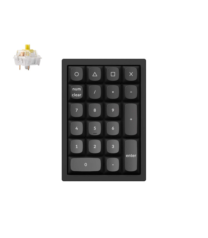 Keychron Q0 Black QMK Banana Switch Number Pad 