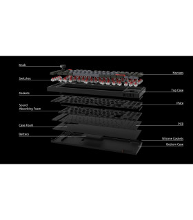 Keychron Lemokey L3 Black QMK Red Switch (US)
