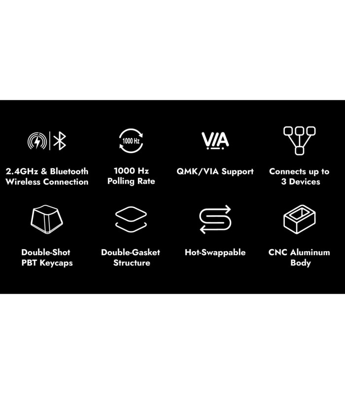 Keychron Lemokey L3 Black QMK Brown Switch (US) 