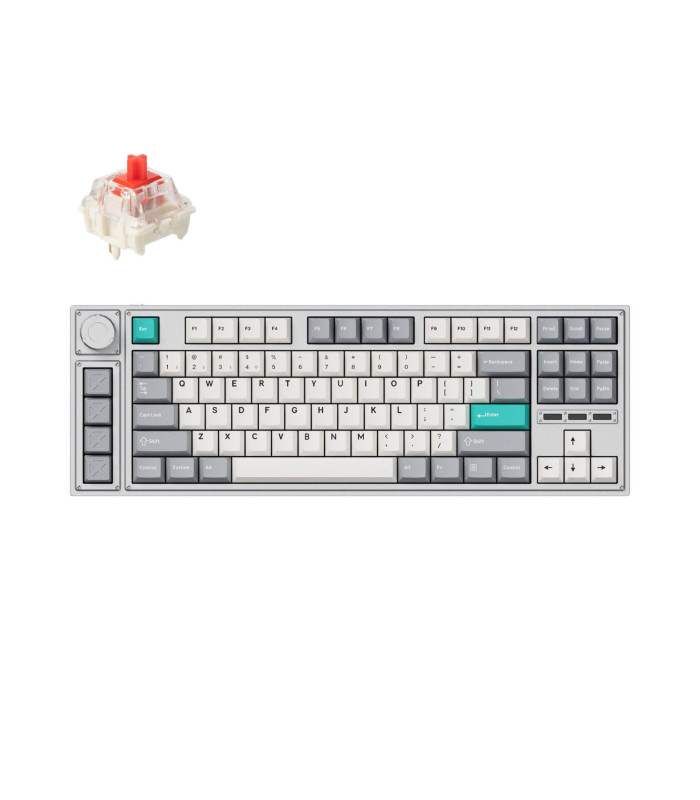 Keychron Lemokey L3 Silver QMK Red Switch (US)