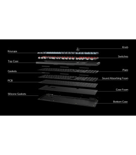 Keychron Q6 Pro Black QMK Red Switch (CH) w/Knob